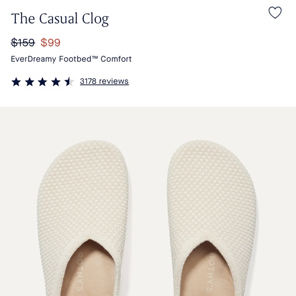 Rothy’s size 10 new in box coconut hemp casual clog - Picture 10 of 10